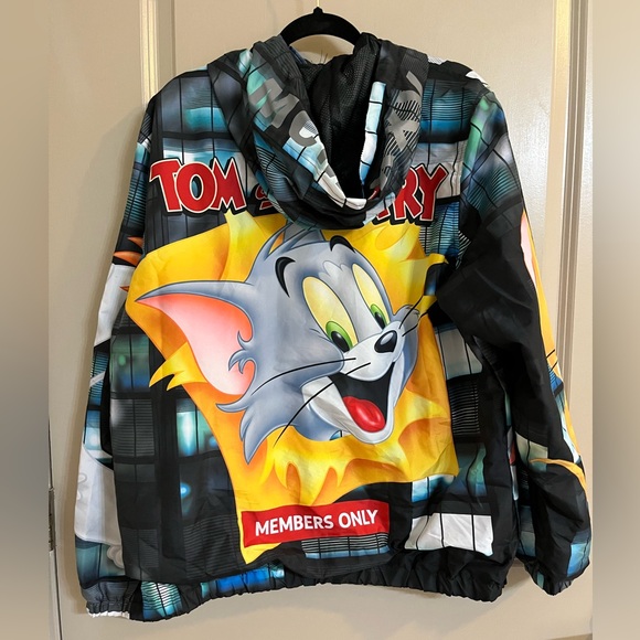 Members Only Tom And Jerry Midweight Jacket Size L - Picture 9 of 15